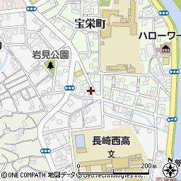 長崎県長崎市宝栄町13-27周辺の地図