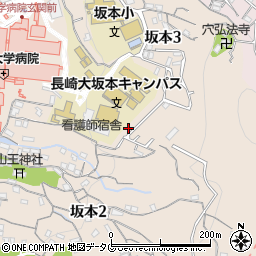 長崎県長崎市坂本周辺の地図