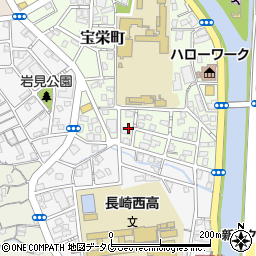 長崎県長崎市宝栄町11周辺の地図