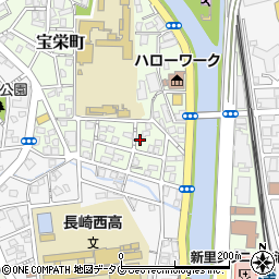 長崎県長崎市宝栄町7-7周辺の地図