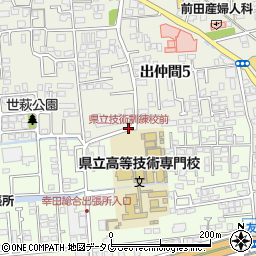 県立技術訓練校前周辺の地図