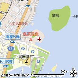 島原ドック協業組合周辺の地図