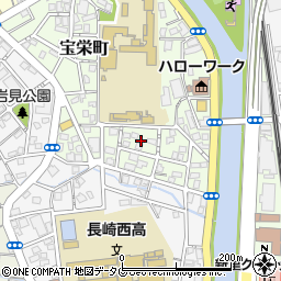 長崎県長崎市宝栄町10周辺の地図