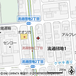 熊本製綿ビル周辺の地図