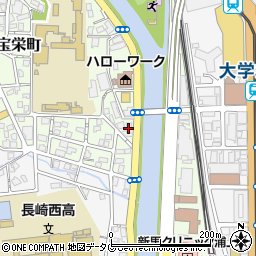 長崎県長崎市宝栄町2周辺の地図