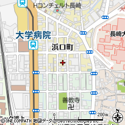 長崎県長崎市浜口町7周辺の地図