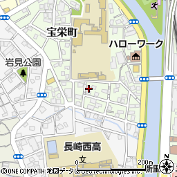 〒852-8016 長崎県長崎市宝栄町の地図