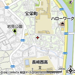 長崎県長崎市宝栄町11-7周辺の地図