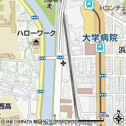 長崎法倫會館周辺の地図