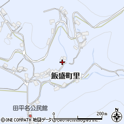 長崎県諫早市飯盛町里1536-3周辺の地図