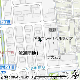 ハビタ本社周辺の地図