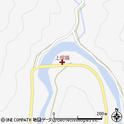 上塚橋周辺の地図