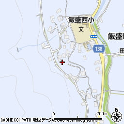 長崎県諫早市飯盛町里584-1周辺の地図