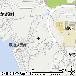 長崎県長崎市かき道1丁目20周辺の地図