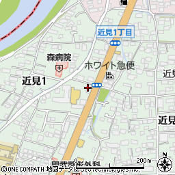 日本コンクリート工業株式会社　熊本営業所周辺の地図