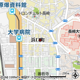 長崎県長崎市浜口町8-13周辺の地図