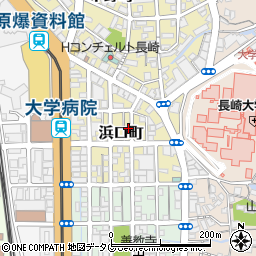 長崎県長崎市浜口町8-11周辺の地図
