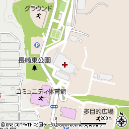 長崎市東工場周辺の地図
