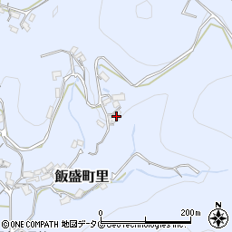 長崎県諫早市飯盛町里1488周辺の地図