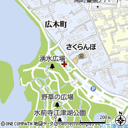 水前寺江津湖公園トイレ（広木地区北側）周辺の地図