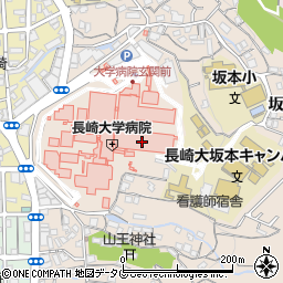 タリーズコーヒー 長崎大学病院店周辺の地図