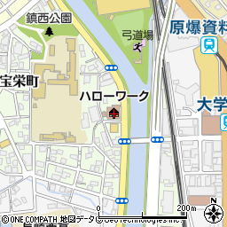 長崎　公共職業安定所周辺の地図