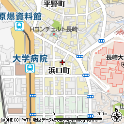 長崎県長崎市浜口町8-10周辺の地図