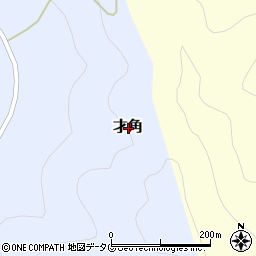 高知県幡多郡大月町才角周辺の地図