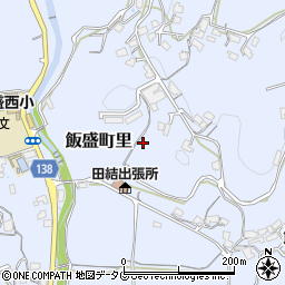 長崎県諫早市飯盛町里1635-3周辺の地図