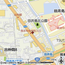 リンガーハット熊本浜線バイパス店周辺の地図