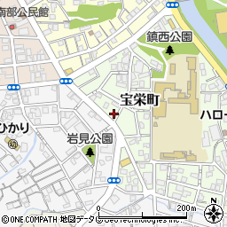 長崎県長崎市宝栄町18-20周辺の地図