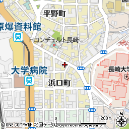 八州 はっしゅう 長崎浜口店周辺の地図