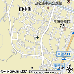 長崎県長崎市田中町1023周辺の地図