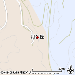 高知県幡多郡大月町月ケ丘周辺の地図