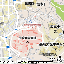 長崎大学　医歯薬学総合研究科歯学系番号案内周辺の地図