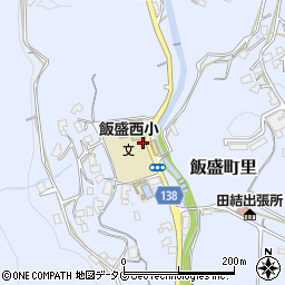 長崎県諫早市飯盛町里621周辺の地図