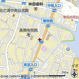 鶴田酒店周辺の地図
