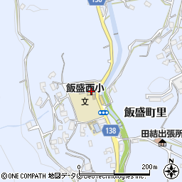 長崎県諫早市飯盛町里617周辺の地図