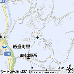 長崎県諫早市飯盛町里1620-1周辺の地図