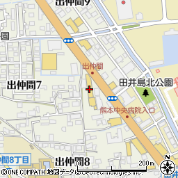 ボルボ・カー熊本アプルーブドカーセンター周辺の地図