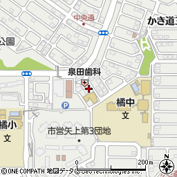 冨永小児科医院周辺の地図