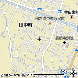 長崎県長崎市田中町1077周辺の地図