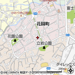 長崎県長崎市花園町周辺の地図