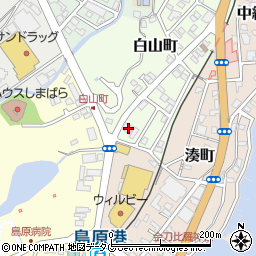 島原動物病院周辺の地図