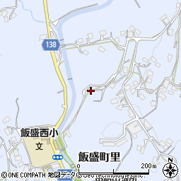 長崎県諫早市飯盛町里1804周辺の地図