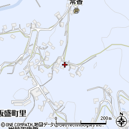 長崎県諫早市飯盛町里1693周辺の地図