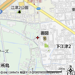 熊本県熊本市東区画図町大字下江津379周辺の地図
