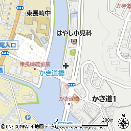 長崎県長崎市かき道1丁目32周辺の地図