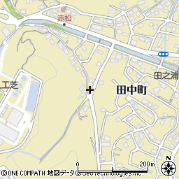 長崎県長崎市田中町1168周辺の地図