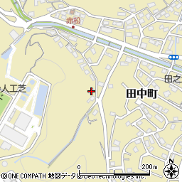 長崎県長崎市田中町1362周辺の地図